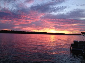 This sunset at Lake Martin was too incredible not to take a picture.