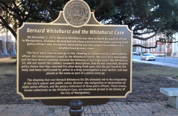 Bernard Whitehurst Jr sign Montgomery Alabama