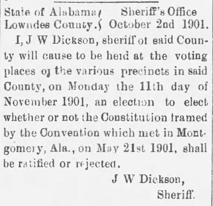 Alabamiana: JW Dickson, 1854&nbsp;–1921