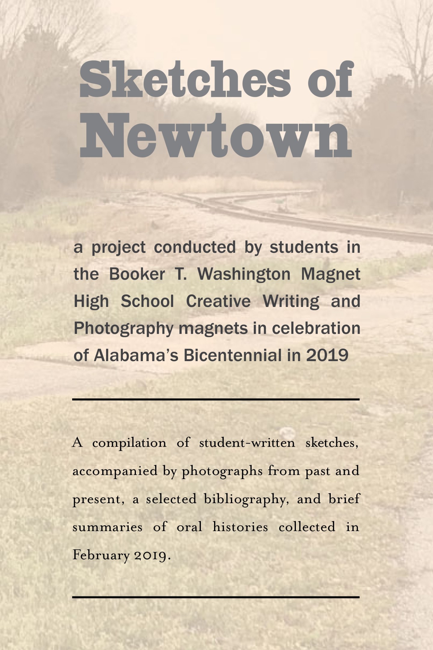 Sketches of Newtown book Montgomery Alabama