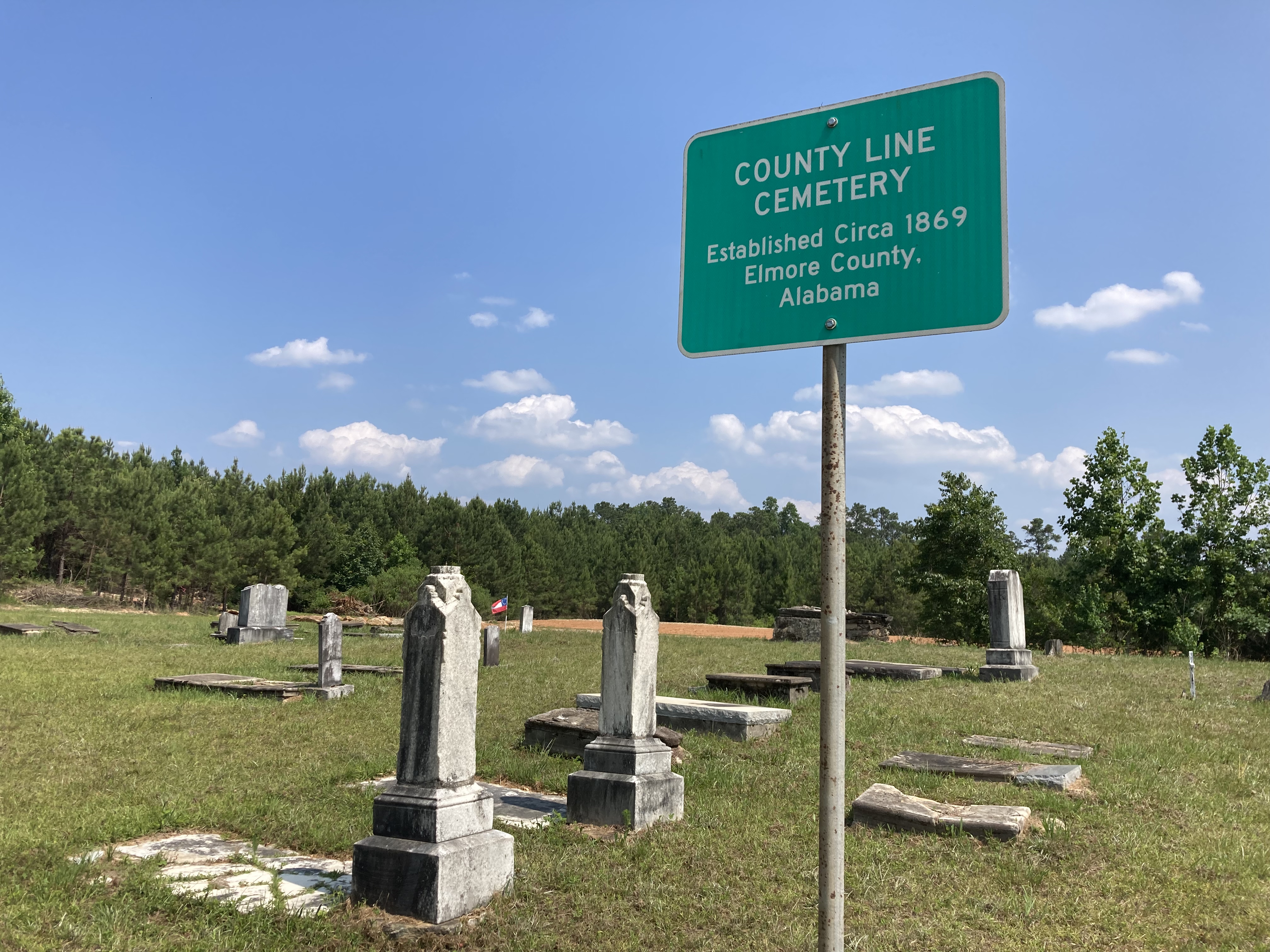 County Line Cemetery, Elmore County Alabama Foster Dickson