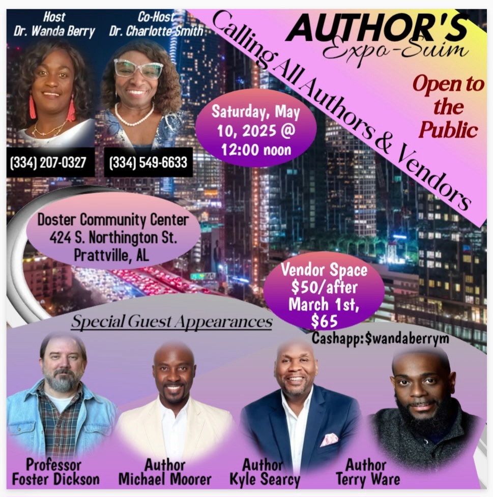 authors exposium May 2025 Prattville